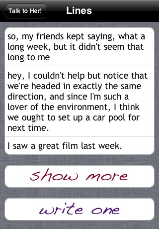 TalkToHer screenshot 2