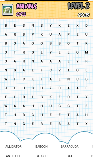 Word Search Swype Free(圖2)-速報App