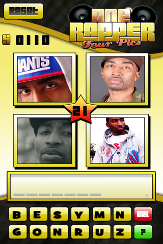 1 Rapper 4 Pics - Hip Hop Trivia Games screenshot 4