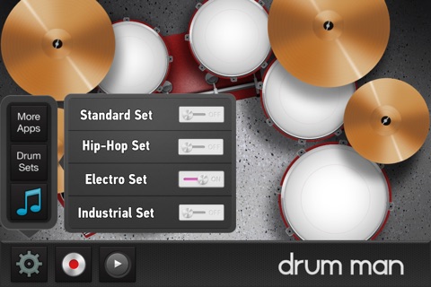 Drum Man HD (FREE) screenshot 2