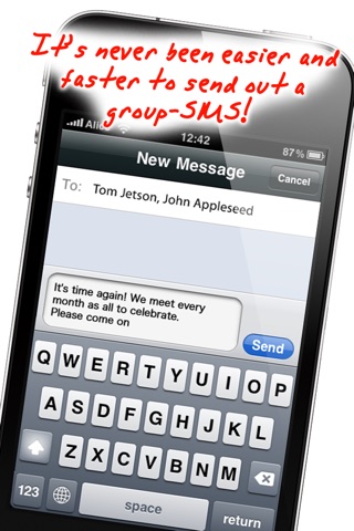 SMS 2 Groups screenshot 4