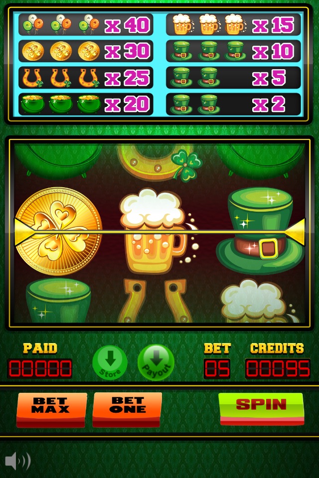 A Irish Lucky Leprechaun Slots - Free St. Patrick's Casino Slot-Machine Game screenshot 2