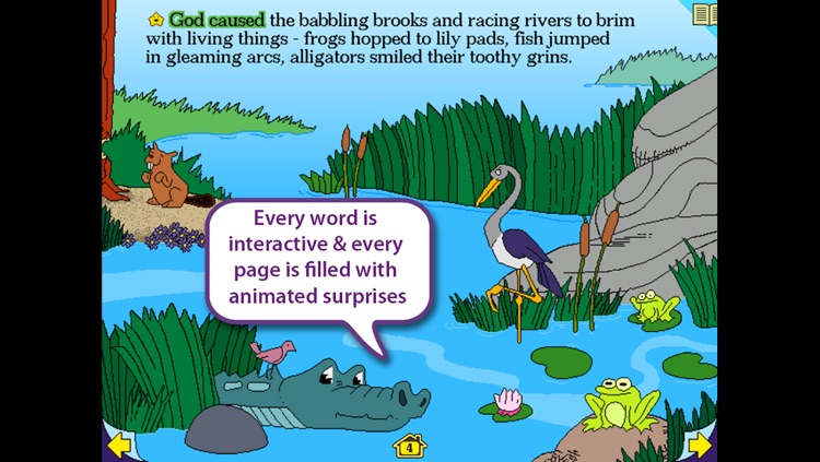 The Story of Creation - Little Ark Interactive storybook in English