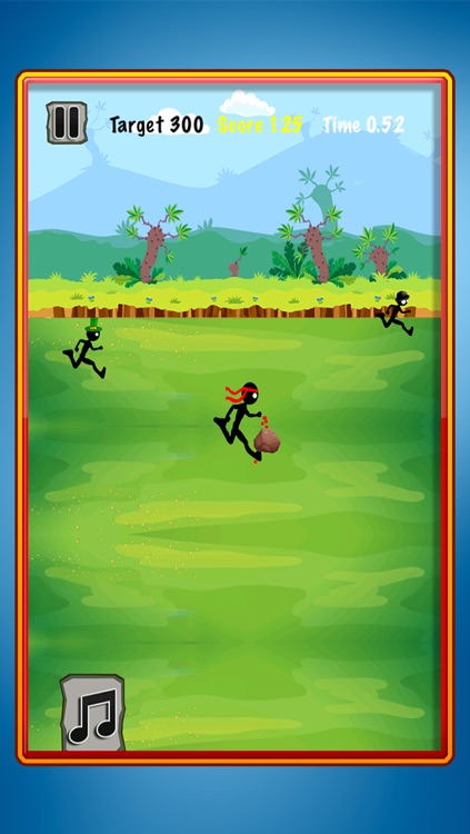 A Stick-man Under Firing Attack: Throw-ing Rocks and Launch-ing Missiles Adventure FREE Game for Kid-s, Teen-s and Adult-s screenshot-3