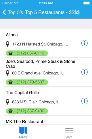 Top5 Chicago - Free Travel Guide and Map screenshot 4