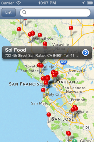 Food Network Restaurants Locator - DINERS,DRIVE-INS AND DIVES Edition screenshot 3