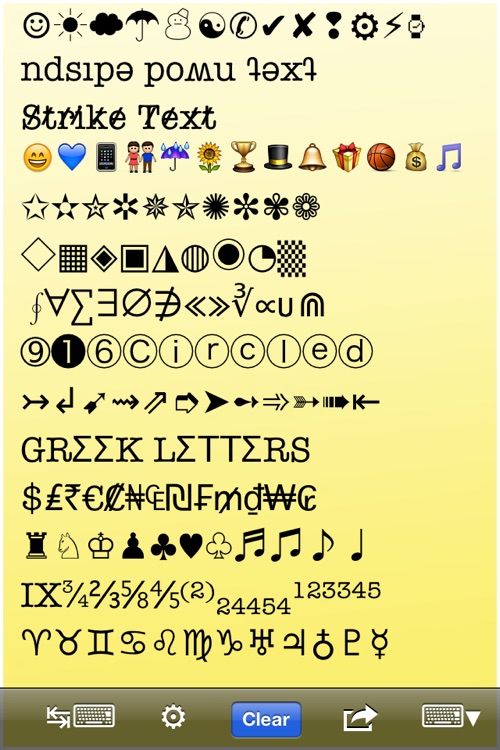 iSymbols