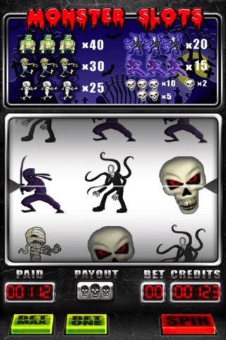 Monster Slots - Best Super Fun Casino Slot Machine Game screenshot 2