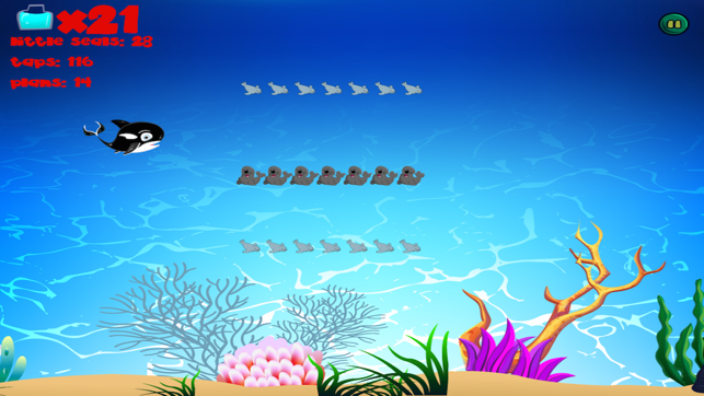 Orca Trail's Play Whale FREE - Sea Ocean Reef Swimmer Game F(圖3)-速報App