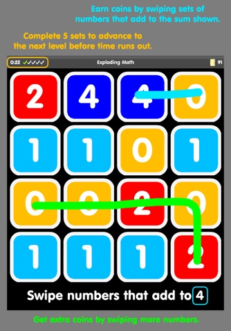 Скриншот из Exploding Math (Fun Puzzle Game)