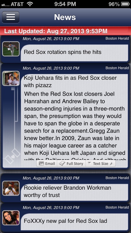 Boston Baseball Live screenshot-3