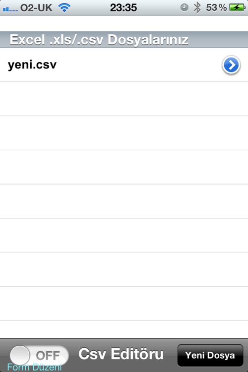 Excel .Csv Dosya Editörü ve .Xls dosya çevirici