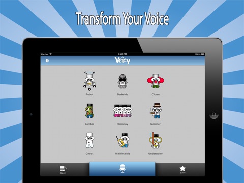 Voicy Voice Changer Free HD - Alter Your Sound into Funny Chipmunk Helium Ghost and Many More! screenshot 3