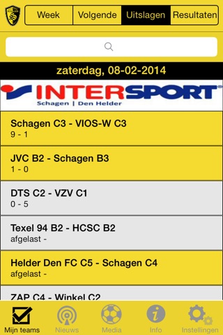 VV Schagen screenshot 2