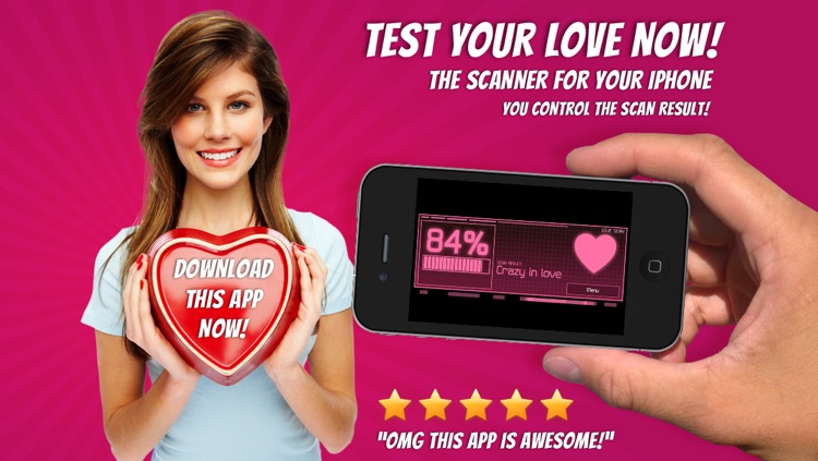 Love Scanner, Calculator and Tester - the best meter to scan and test love compatibility