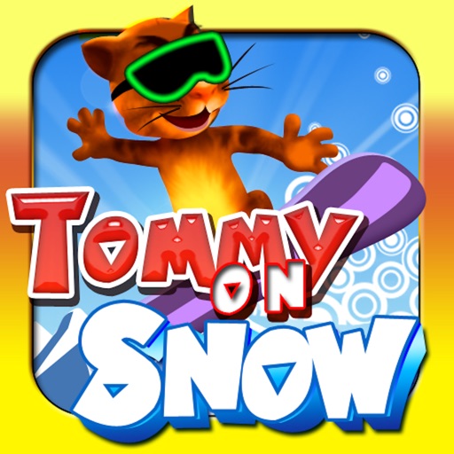 Tommy On Snow Free: Помощь Томми идти быстро и прыгать выше. Хорошая игра для детей и взрослых