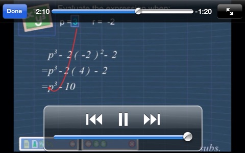 Math Video: Basic Algebra screenshot 3