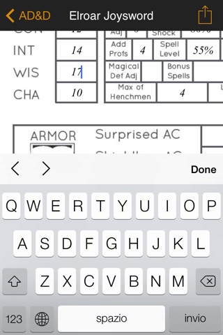 Real Sheet Unlimited: AD&D screenshot 3