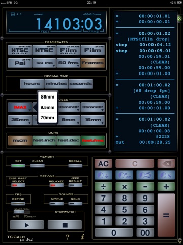 TCCalc screenshot 2