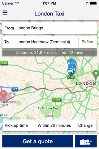 London Taxi screenshot 2