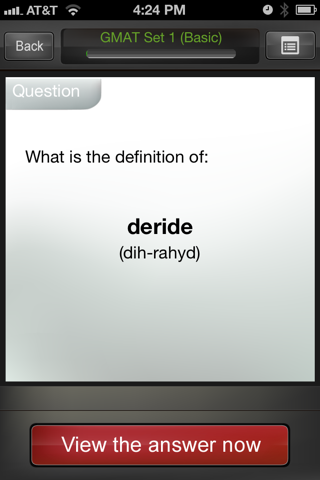 GMAT Vocab screenshot 2
