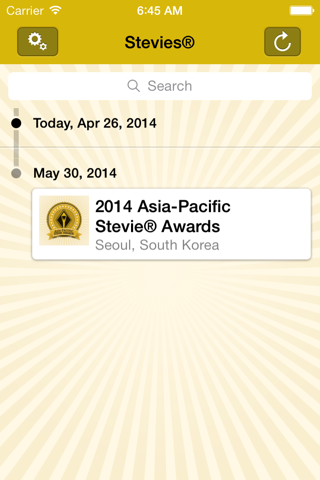 Stevie® Awards App screenshot 2