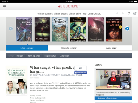 eBiblioteket screenshot 4