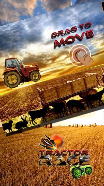 A Farm War Combat Run: Speed Tractor Racing Game
