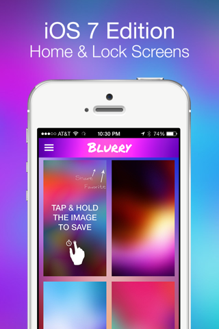 Blurry - Wallpapers for iOS 7 screenshot 2