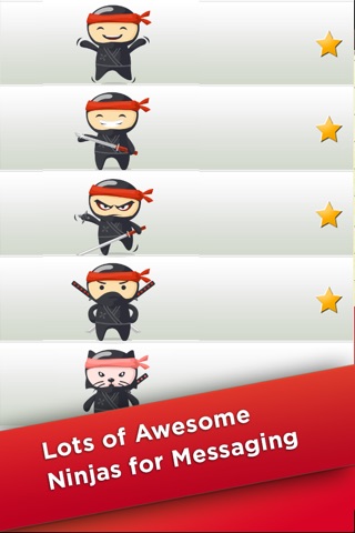 NinjaEmoji Free: Send Ninja Themed Emoticons for Text + Messages screenshot 4