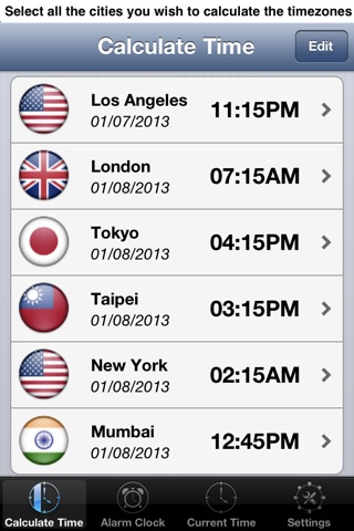 World Timezone Calculator screenshot 2