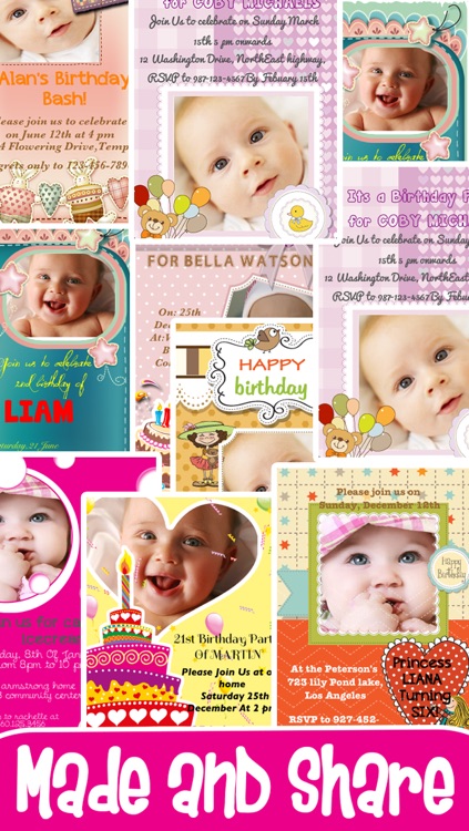 Birthday Invitation Cards screenshot-4