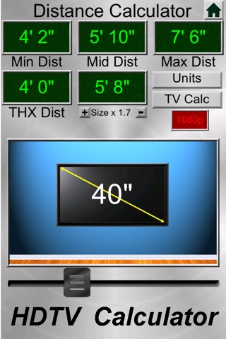 HDTV Calculator Free screenshot 2