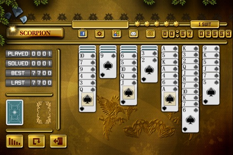 ACC Solitaire [ Scorpion ] HD Free - Classic Card Games for iPad & iPhone screenshot 3
