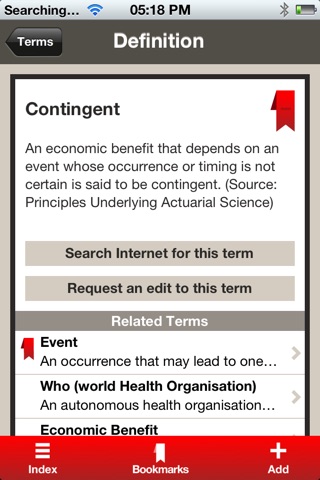 Actuarial Glossary screenshot 3