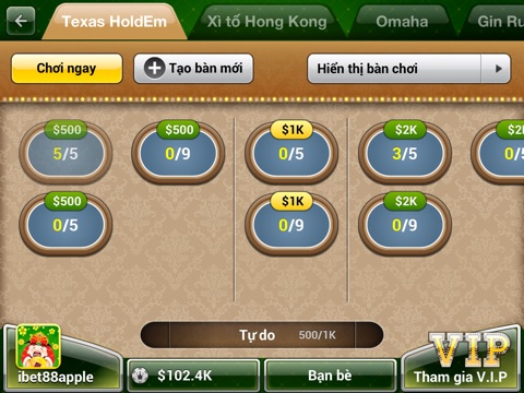 Texas Poker Viet Nam Online for iPad screenshot 4