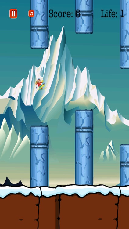 Jetpack Ski Flying Stunt: Winter Sports Adventure screenshot-4