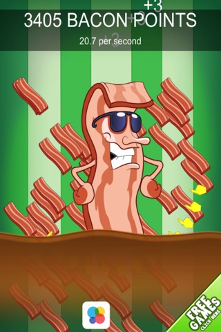 Bacon Food Clickers: 100 Click Challenge FREE - Catch that Hot Pig Smell! screenshot 4