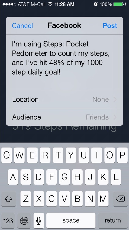 Steps: Pocket Pedometer Free screenshot-3