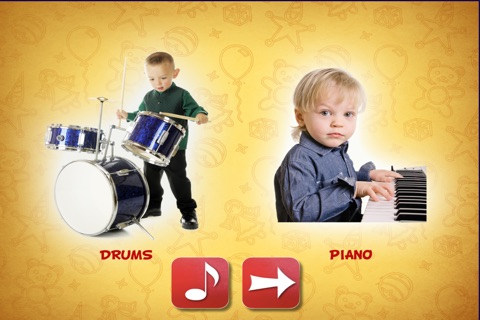 Musical Kids - Toddlers Learn How Instruments Look And Sound Like - Free EduGame under Early Concept Program screenshot 2
