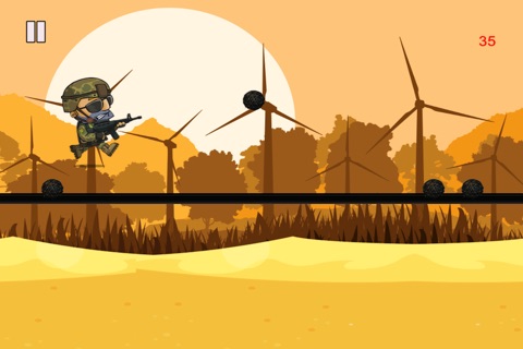 Army Runner - Roll The Soldier Through The Forest As Fast As You Can! - FREE JUMP FUN screenshot 3