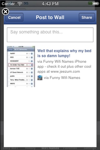 Funny Wifi Names screenshot 4