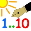 Compter de 1 à 10 et écrire les chiffres - by LudoSchool