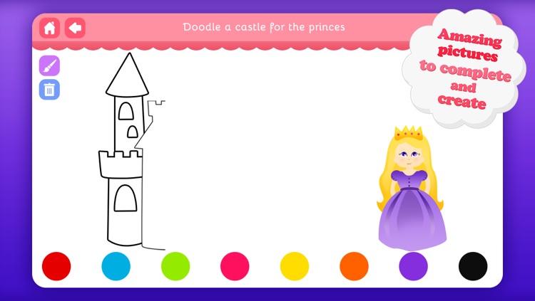 Doodle Fun for Girls - Draw & Play with Princesses Fairies and Mermaids