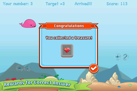 Splash Whale Math Quest screenshot 2