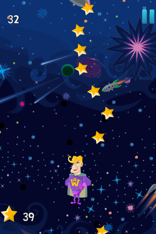 A super-hero in space – action jumping game from another galaxy with heroes screenshot 4