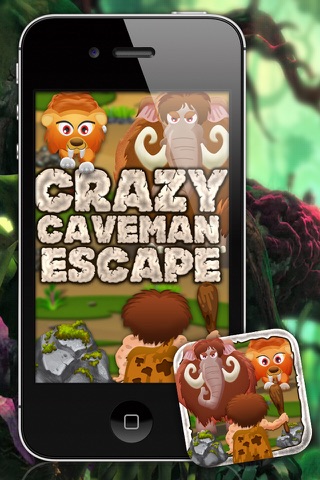 Crazy Caveman Escape - Free Game screenshot 4