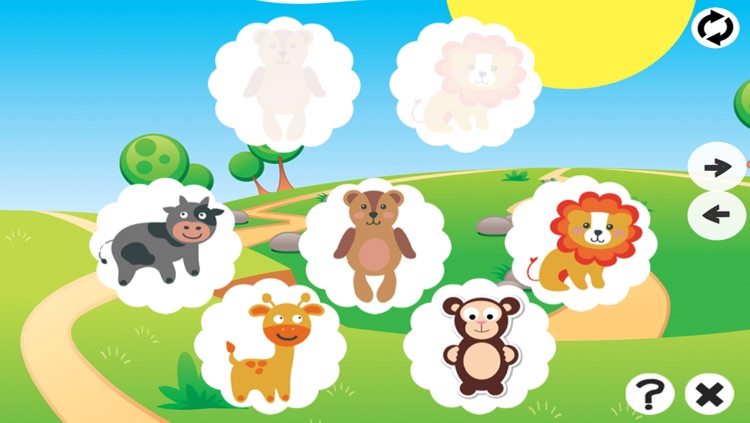 Animals Memorize! Learning and concentration game for children with pets screenshot-3