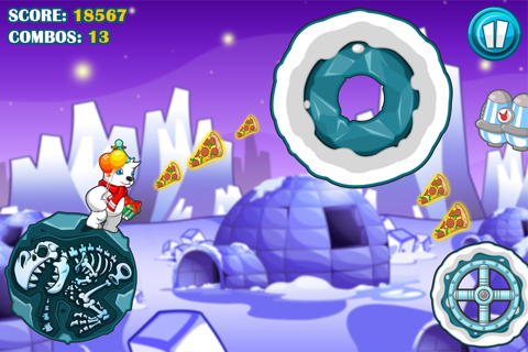 Polar Bear Pizza Party - Free Frozen Arctic Pizza Adventure screenshot 2