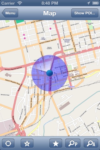 Zimbabwe Offline Map - PLACE STARS screenshot 3